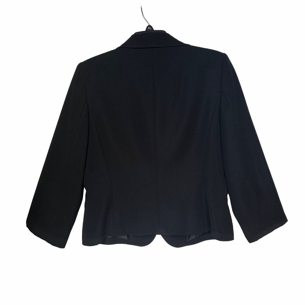 ✨✨✨Sz 10 Women's Isabel & Nina Black suit jacket Blazer 2 button front 2 pockets - Picture 2 of 7